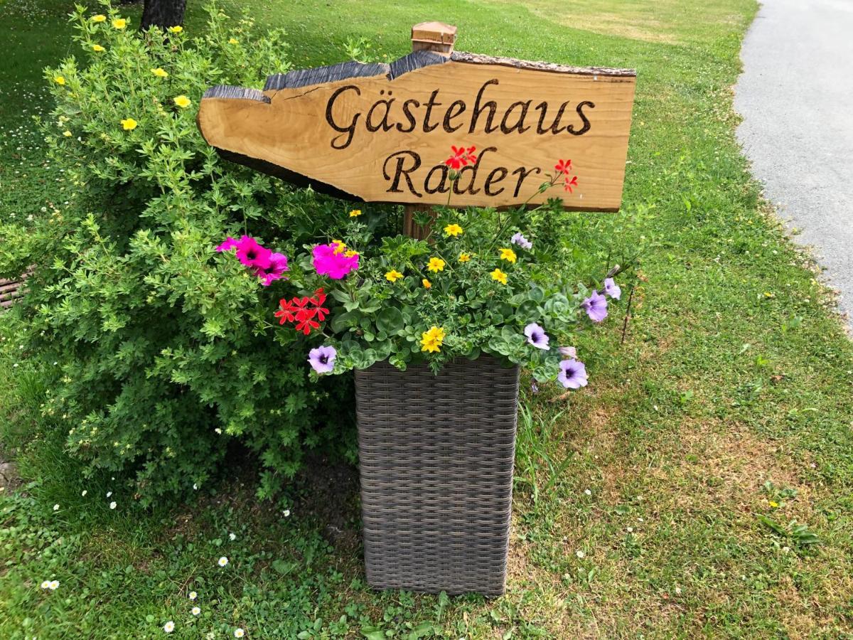 Gaestehaus Rader Вайсбриах Экстерьер фото