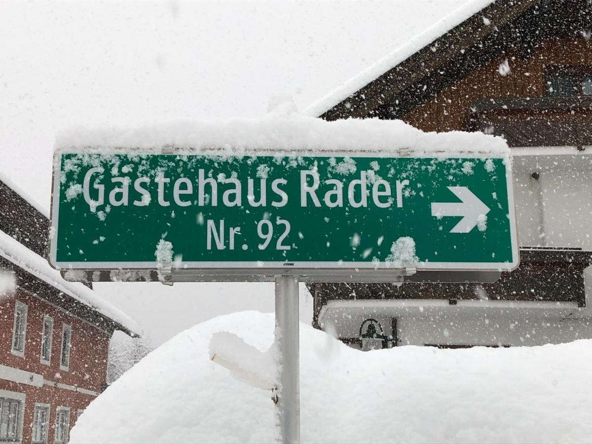 Gaestehaus Rader Вайсбриах Экстерьер фото